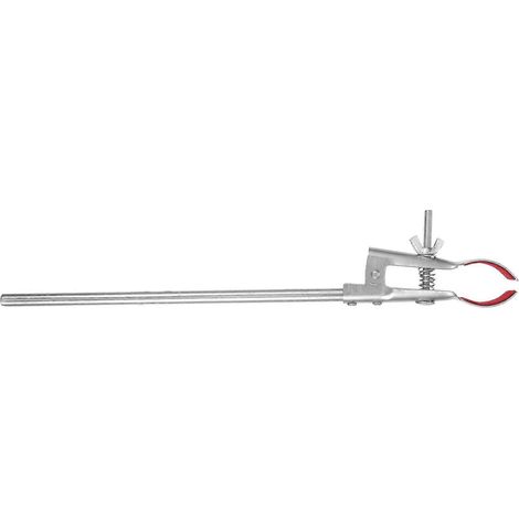 Laborklemme Für Kolben, Bechergläser Und Reagenzgläser, Ideal Für Forschungszwecke. – 28 X 3 Cm – Silber