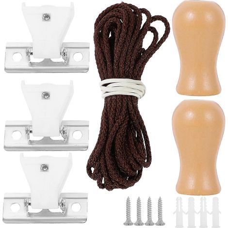 Zubehörset Für Bambus-rolloschnüre, Rollladenteile, Rollobefestigungen – 3 X 1,5 Cm