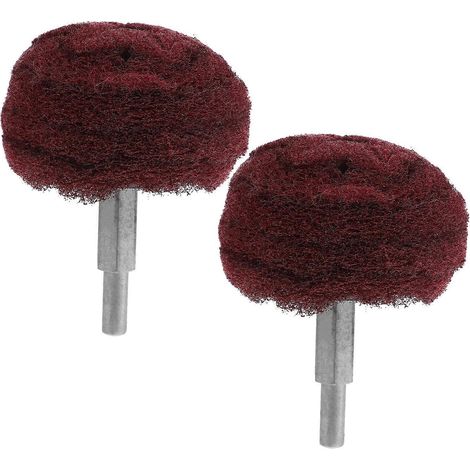 Reinigungsset Inklusive 2 Polierscheiben Für Bohrmaschinen Und Winkelschleifer Sowie Scheuerpads Für Elektrische Bürsten. – 7,50 X 5,50 X 5,50 Cm – Rot