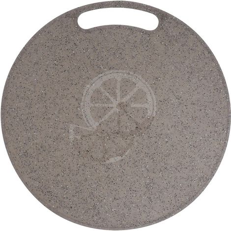 Rundes Schneidebrett Aus Kunststoff In Marmoroptik (1 Stück, 31 X 0,5 Cm) Für Obst Und Gemüse. – 31,00 X 31,00 X 0,50 Cm