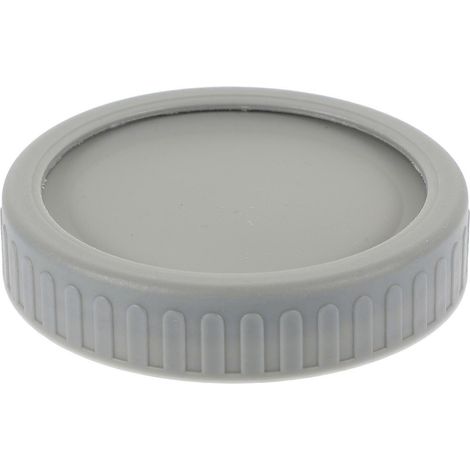Set Silikondeckel Für Einmachgläser Mit Weiter Öffnung, Küchenflaschendeckel – 8,80 X 8,80 X 1,80 Cm – Grau