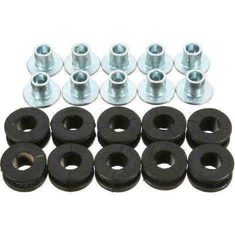 Satz Gummidichtungen Für Hintere Stoßdämpfer Für Auto Und Motorrad – 2 X 2 X 1,5 Cm