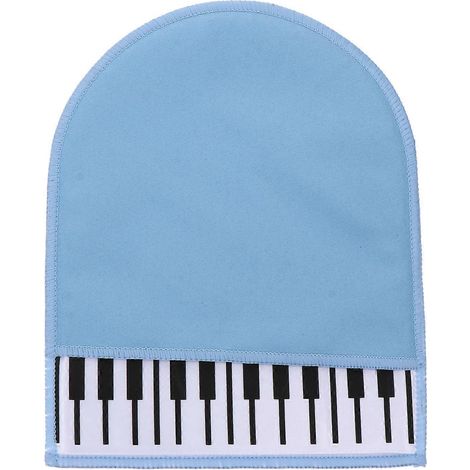 Klavierreinigungstuch, Praktisches Klavierreinigungstuch (himmelblau) – 18,8 X 15,1 X 0,2 Cm – Blau