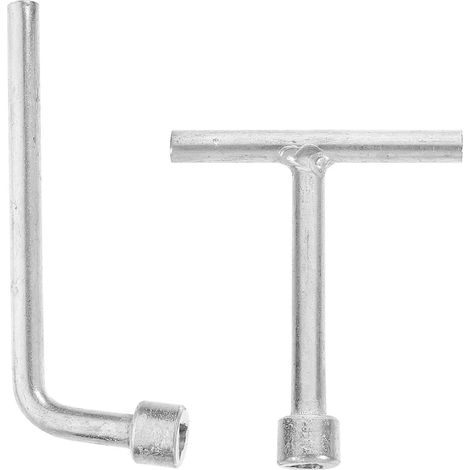 Spezieller Diebstahlsicherungsschlüssel Mit Dreieckigem Kopf (2 Stück) – 8,50 X 7,00 X 1,50 Cm – Silber