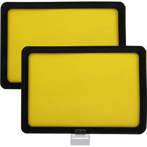 Set Mit 2 Magnetischen Regalschildern, Magnetischen Preisschildern, Whiteboards, Mehrzweck-schildhaltern