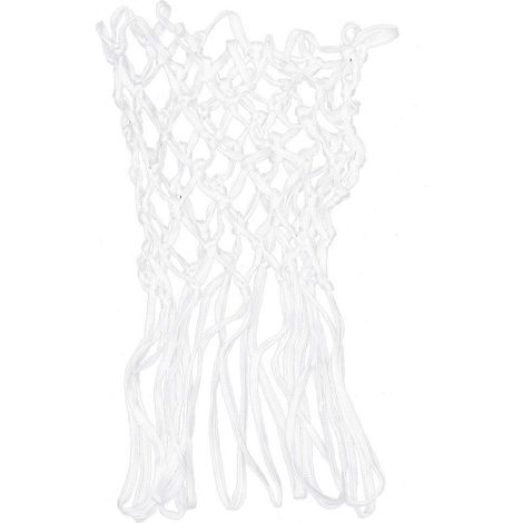 Professionelles, Geflochtenes Nylon-basketballnetz, Standardgröße, Ersatznetz, Wetterfest, Dick, 12 Schlaufen (weiß) – 48,00 X 20,00 X 1,00 Cm – Weiß