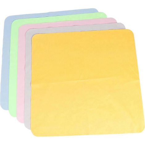 Set Mit 5 Kreativen Mikrofasertüchern Zur Reinigung Von Handy- Und Computerbildschirmen (farbe Zufällig) – 30 X 30 Cm