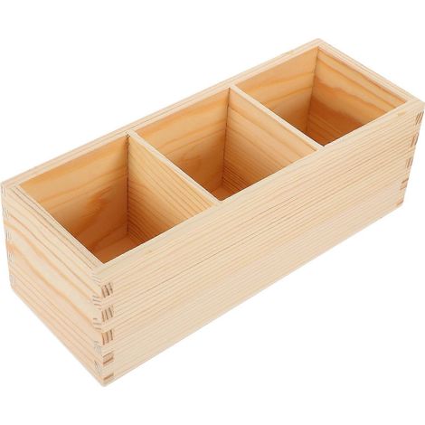 Stiftehalter Aus Holz, Schreibtisch-organizer Aus Holz, Make-up-pinselhalter – 23,00 X 8,70 X 8,00 Cm