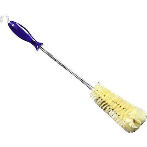 Reinigungsbürste Für Wasserflaschen, Langer, Abgewinkelter Griff Mit Haken Und Ergonomischem Griff, Für Flaschen, Wasserkocher Und Gläser.