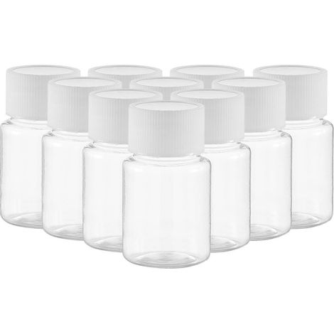 Set Mit 10 Tragbaren 30-ml-seifenspendern, Pet-flaschen, Tisch-lotionbehältern – 6,00 X 3,30 X 3,00 Cm