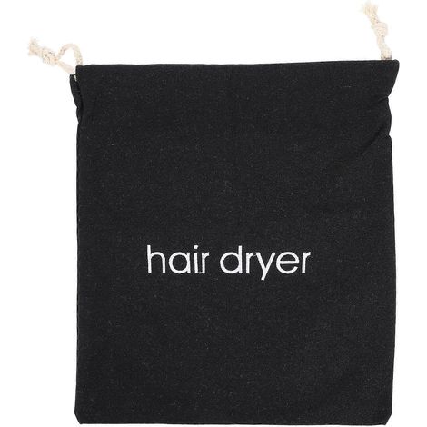 Beutel Mit Kordelzug Für Haartrockner, Tragbare Reisetasche Für Haartrockner, Aufbewahrungstasche Für Haartrockner – 33,00 X 30,00 X 0,50 Cm – Schwarz