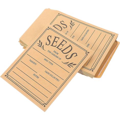 50 Papierumschläge Für Samen, Saatguttüten, Geldumschläge – 12,00 X 8,00 X 0,01 Cm