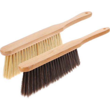 Set Mit 2 Mehrzweck-holzstaubbesen Für Betten, Türen Und Fenster. – 36,00 X 6,80 X 3,50 Cm