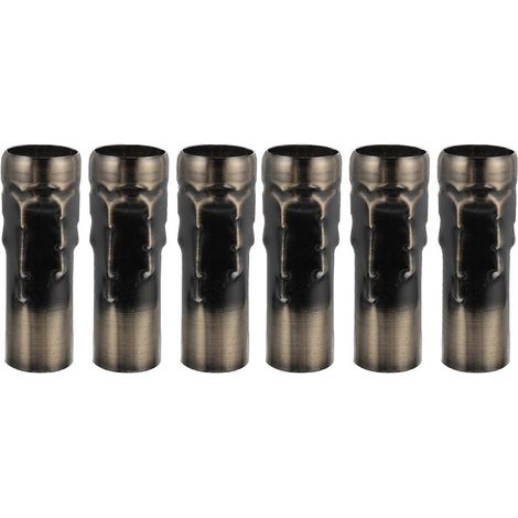 Set Mit 6 E14-kerzenfassungs-abdeckungen Für Kronleuchter – 8 X 2,5 X 2,5 Cm
