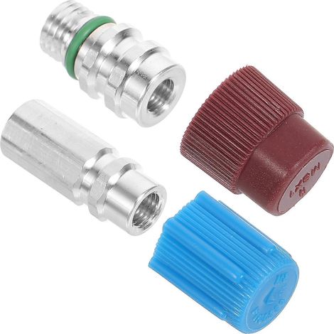 Adapterpaar Für Kältemittelschlauch, Klimaanlagenschlauchanschluss, Anschlussadapter – 3,5 X 1,5 Cm