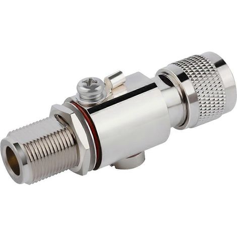 Koaxial-überspannungsschutz Typ N, Ersatz Für Koaxialen Überspannungsschutz – 6 X 2 X 2 Cm – Silber