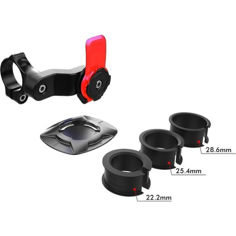 Quad Lock-kompatible Handyhalterung Für Fahrrad/motorrad, Lenkerbefestigung, Versandkostenfrei, Schwarz Und Rot