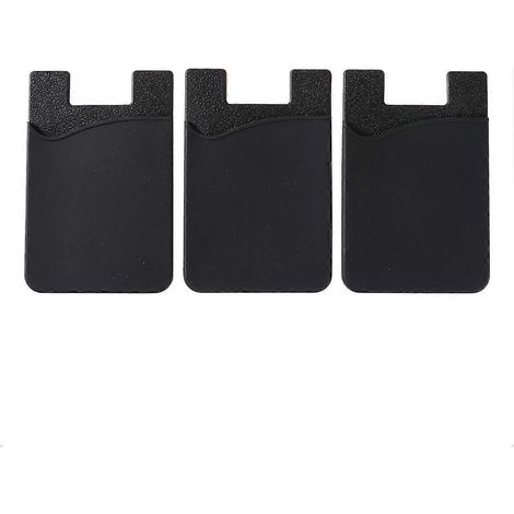 Set Mit 3 Schutzhüllen Für Handys Mit Trendigem Klebeaufkleber (rosarot) – 8,70 X 5,30 X 0,30 Cm – Schwarz