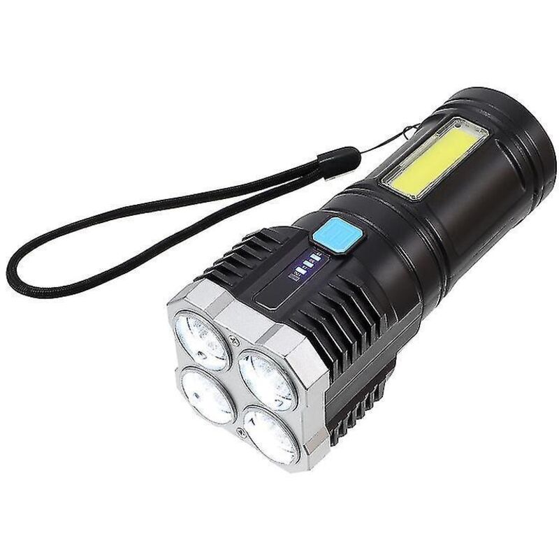 Wiederaufladbare Taschenlampe, Multifunktions-taschenlampe, Outdoor-taschenlampe