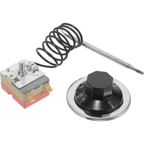 Gasofenthermostat, Mechanischer Thermostat, Friteusenthermostat 16a-13,50 X 9,00 X 3,50 Cm