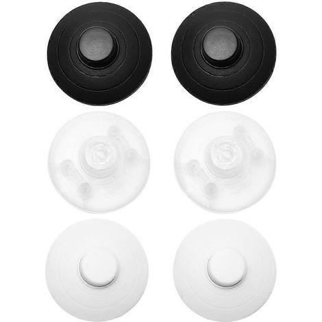 Praktischer Runder Fußschalter (6er-pack) Für Lampen, Ein-/ausschalter – 7 X 7 Cm