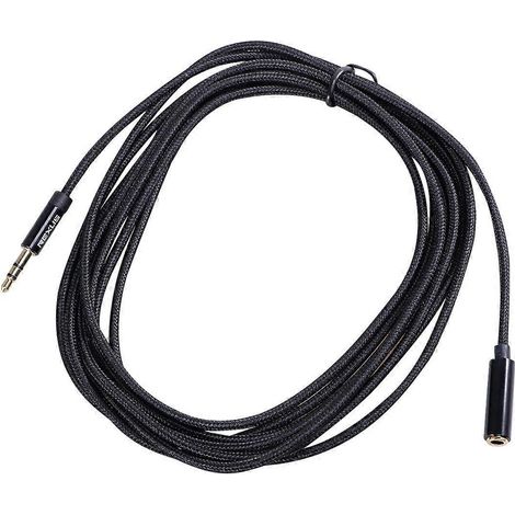 3,5-mm-stereo-kopfhörer-verlängerungskabel (stecker Auf Buchse), 3 Meter Lang (schwarz)