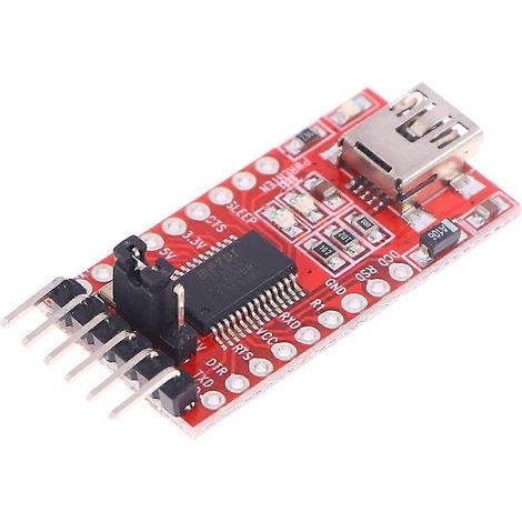 Ftdi Ft232rl Usb-zu-ttl-seriell-adaptermodul, Kompatibel Mit 3,3-v- Und 5,5-v-mini-anschlüssen.
