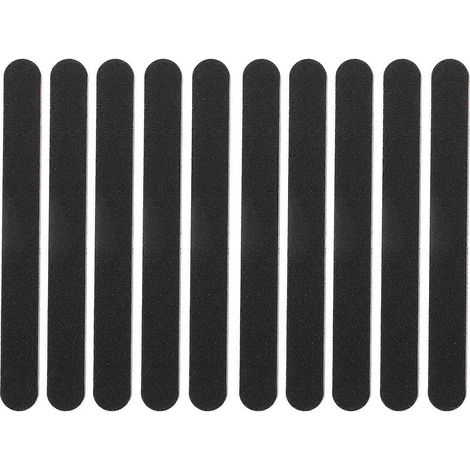 10 Professionelle Schleifstäbe Zum Polieren Von Kunststoffmodellen – 18 X 2 X 0,4 Cm – Schwarz