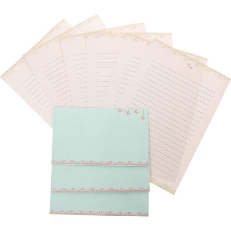 Set Mit 5 Dekorativen Briefumschlägen, A5-briefpapier, Briefumschlag-set – 21,00 X 14,30 X 0,01 Cm