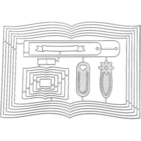 Satz Buchstanzformen