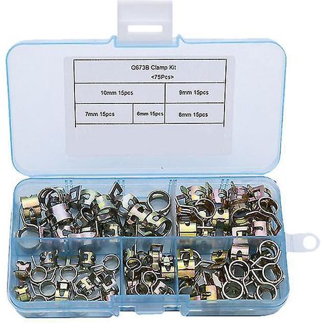 Metallene, Federbelastete Schlauchschellen Für Wasserleitungen
