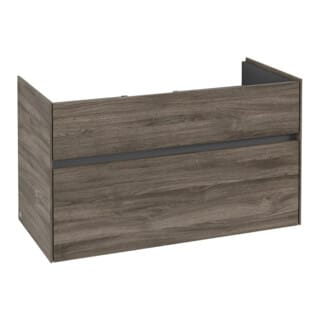 V&B Waschtischunterschrank Collaro 95,4x54,6x44,4cm, WT mittig, stone oak