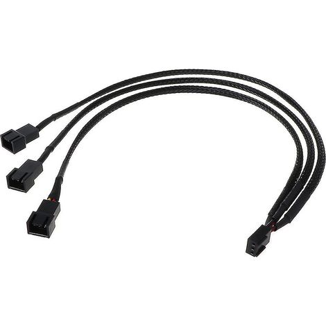 Stromkabel Für Pwm-lüfter-hub, 1-zu-3-splitter, Stromverlängerung, 3-poliges Kabel