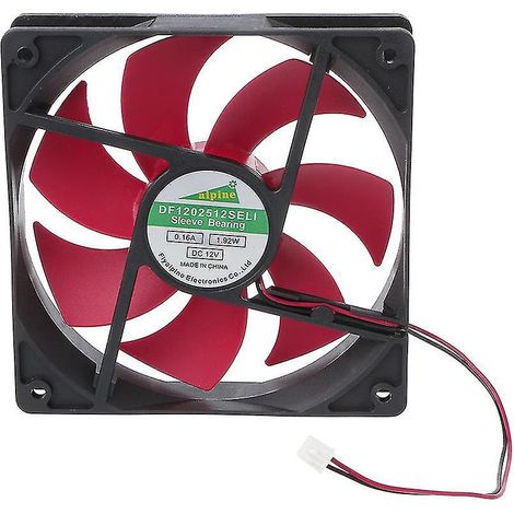 Mini-lüfter Mit 7 Flügeln, 120 X 120 X 25 Mm, 12 V Dc, 0,16 A, 2-polig, Teilenummer 12025