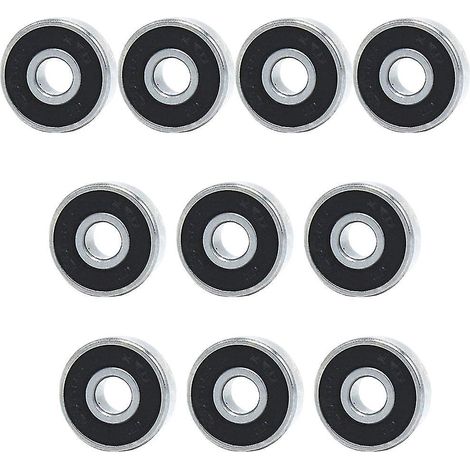625rs Kugellager (10 Stück) - 16x5x5mm Rillenkugellager Aus Metall Für Skateboardrollen