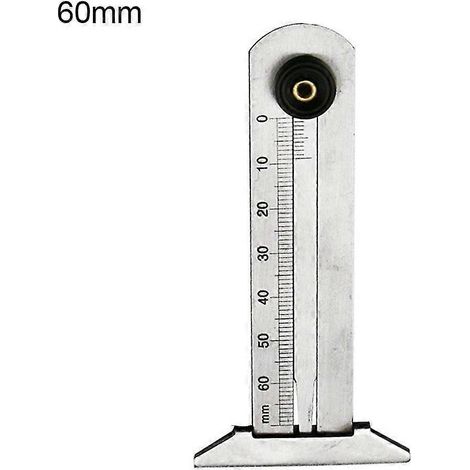 Edelstahl-messschieber 50/60 Mm Zur Messung Der Reifenprofiltiefe. – 60 Mm