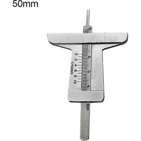 50/60 Mm Edelstahl-messschieber Zur Messung Der Reifenprofiltiefe. - 50 Mm