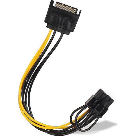 Netzteil Für Grafikkarte: 15-poliger Sata-stecker Auf 8-poligen Pci-express-stecker