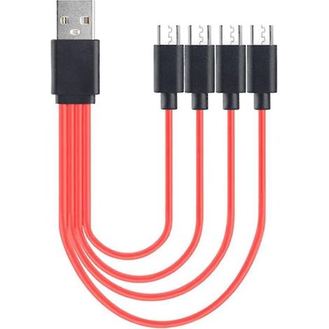 4-in-1 Multi-micro-usb-ladekabel Für Android-handys Und -tablets (splitter)
