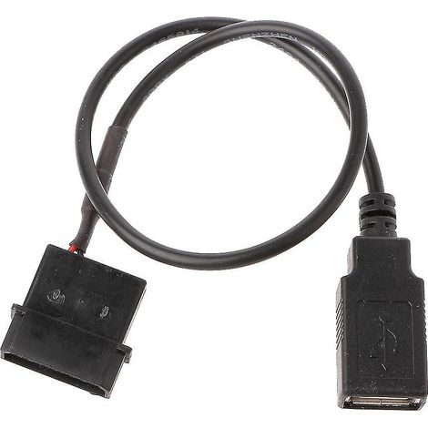 2-poliges Molex-auf-5v-usb-buchse-stromadapterkabel
