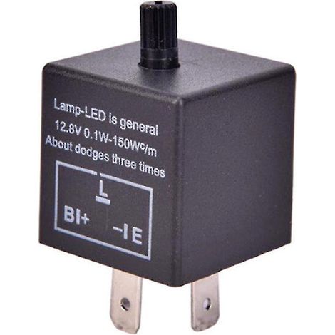 Einstellbares Elektronisches Led-blinkerrelais Mit Warnblinker Und Warnblinkanlage