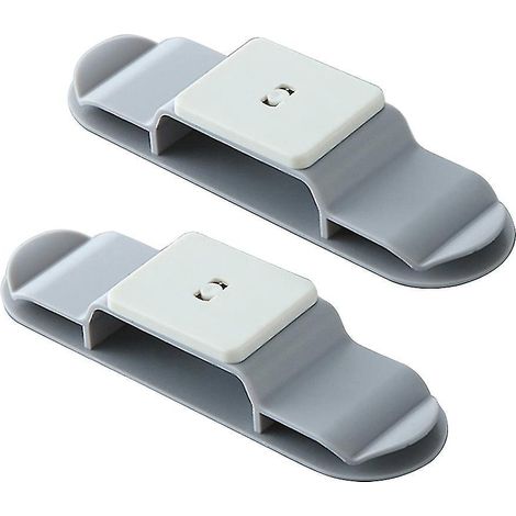 Set Mit 2 Selbstklebenden Haken Zur Befestigung Ohne Bohren Für Haushaltsreinigungsmittel Und Küchenwandhaken