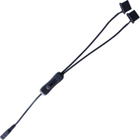 41 Cm Langes 12-v-pwm-lüfteradapterkabel Mit 4-poligem Schalter Und Ein-/ausschalter