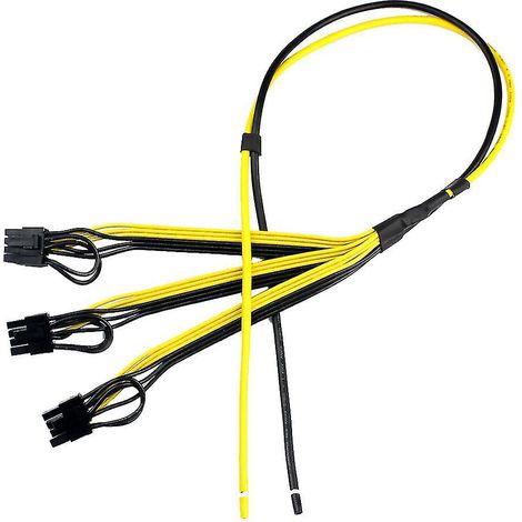 12 Awg/18 Awg 8-poliges Stromadapterkabel Für Miner, Modulare Stromversorgungssets