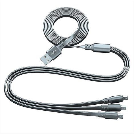 3-in-1 Multi-usb 2.0 Micro-usb-schnellladekabel