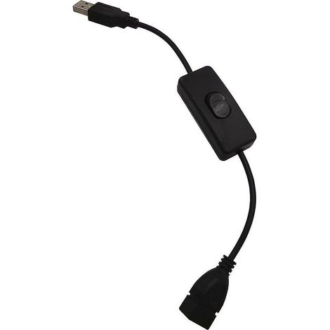 Usb 2.0-verlängerungskabel (stecker Auf Buchse) Mit Ein-/ausschalter Für Usb-schreibtischlampe/ventilator