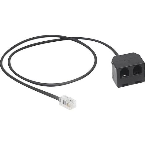 Robustes Rj9-adapterkabel, 2 Buchsen Auf 1 Stecker Rj9 4p4c