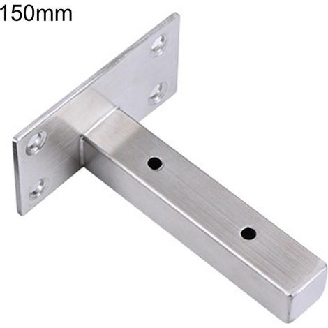 Robuste, T-förmige Wandhalterung Aus Edelstahl, 1 Stück, Für Wandregale, Platzsparend. – 150 Mm