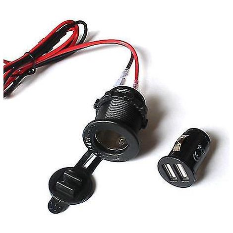 Wasserdichter Motorrad-handylader Mit Zwei Usb-anschlüssen (neu)