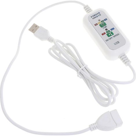 5v 3-gang-usb-verlängerungskabel Mit Timer Für Deckenventilator Und Usb-led-schreibtischlampe.